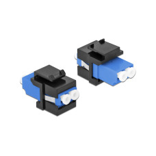 Delock Keystone-Modul LC Duplex Buchse zu LC Duplex Buchse Delock Keystone-Modul LC Duplex Buchse zu LC Duplex Buchse