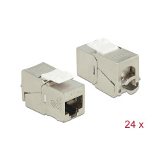 Delock Keystone-Modul RJ45 Buchse zu LSA STP kompakt 24 Stück Delock Keystone-Modul RJ45 Buchse zu LSA STP kompakt 24 Stück