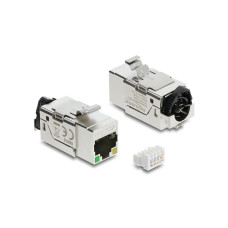 Delock Keystone-Modul LSA Leiste zu RJ45 Buchse STP mit PoE LED Delock Keystone-Modul LSA Leiste zu RJ45 Buchse STP mit PoE LED
