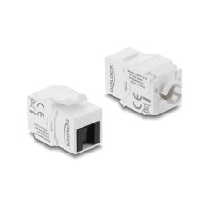 Delock Keystone-Modul RJ45 Buchse zu LSA Cat.6 UTP werkzeugfrei Delock Keystone-Modul RJ45 Buchse zu LSA Cat.6 UTP werkzeugfrei