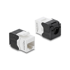 Delock Keystone-Modul RJ45 Buchse zu LSA Cat.6 UTP werkzeugfrei Delock Keystone-Modul RJ45 Buchse zu LSA Cat.6 UTP werkzeugfrei
