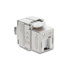 Delock Keystone-Modul RJ45 Buchse zu LSA Cat.6A geschirmt Delock Keystone-Modul RJ45 Buchse zu LSA Cat.6A geschirmt