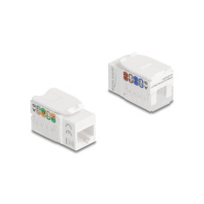 Delock Keystone-Modul RJ45 Buchse zu LSA Cat.6A UTP 90° Delock Keystone-Modul RJ45 Buchse zu LSA Cat.6A UTP 90°