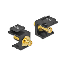 Delock Keystone-Modul SMA Buchse zu SMA Buchse Delock Keystone-Modul SMA Buchse zu SMA Buchse