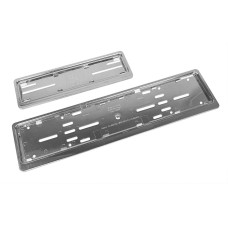 TopLine Kennzeichenhalterset 30 x 8 / 50 x 11 cm Verchromt TopLine Kennzeichenhalterset 30 x 8 / 50 x 11 cm Verchromt