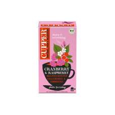 Cupper Teebeutel Bio Cranberry Raspberry 20 Stück Cupper Teebeutel Bio Cranberry Raspberry 20 Stück