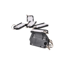 Pavo Schlüsselanhänger Schwarz, 10 St. magnetisch Pavo Schlüsselanhänger Schwarz, 10 St. magnetisch