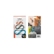 NITE IZE Karabiner S-Biner Aluminum Dual Combo, 3er-Pack, assortiert