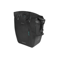 BASIL Gepäckträgertasche Rivo L, Tarpaulin MIK 25-31 l, schwarz BASIL Gepäckträgertasche Rivo L, Tarpaulin MIK 25-31 l, schwarz