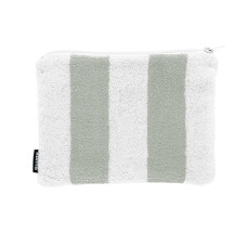 Kolma Necessaire Stripy 24 x 18.5 cm, Nardo/Weiss Kolma Necessaire Stripy 24 x 18.5 cm, Nardo/Weiss