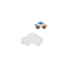 Hama Bügelperlen Platten Midi-Auto Weiss