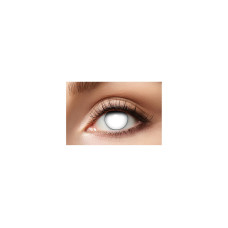 Partyartikel Drei-Monatslinsen Blind, 2 Stück, Weiss Partyartikel Drei-Monatslinsen Blind, 2 Stück, Weiss