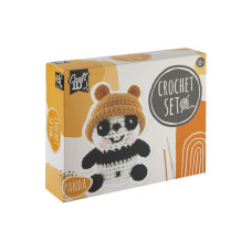Basteln Häkelset Panda Mehrfarbig Basteln Häkelset Panda Mehrfarbig