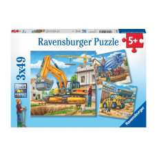 Ravensburger Puzzle Grosse Baufahrzeuge 3 x 49 Teile Ravensburger Puzzle Grosse Baufahrzeuge 3 x 49 Teile