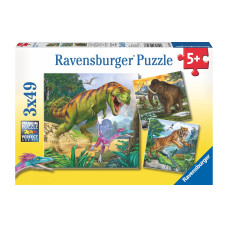 Ravensburger Puzzle Herrscher der Urzeit 3 x 49 Teile Ravensburger Puzzle Herrscher der Urzeit 3 x 49 Teile