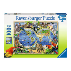 Ravensburger Puzzle Tierisch um die Welt 100 XXL Teile Ravensburger Puzzle Tierisch um die Welt 100 XXL Teile