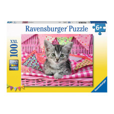 Ravensburger Puzzle Niedliches Kätzchen 100 XXL Teile Ravensburger Puzzle Niedliches Kätzchen 100 XXL Teile