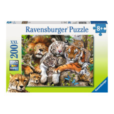 Ravensburger Puzzle Schmusende Raubkatze 200 XXL Teile Ravensburger Puzzle Schmusende Raubkatze 200 XXL Teile