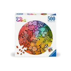 Ravensburger Puzzle Circle of colors – Tropical 500 Teile, rund