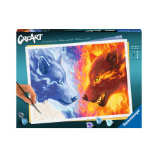 Ravensburger Malen nach Zahlen Fire & Ice Wölfe Ravensburger Malen nach Zahlen Fire & Ice Wölfe