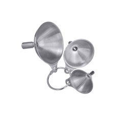 Westmark Trichter Mini 3-teilig, Silber