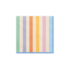 Partydeco Papierservietten Streifen 33 cm x 33 cm Partydeco Papierservietten Streifen 33 cm x 33 cm