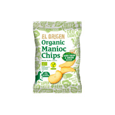 El Origen Maniok Chips Sour Cream & Onion Beutel 60g El Origen Maniok Chips Sour Cream & Onion Beutel 60g