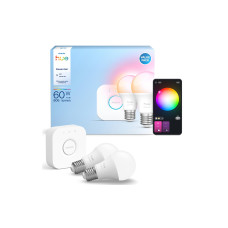 Philips Hue Basis Starter-Set: Hue Bridge + 2 Essential E27 RGB Philips Hue Basis Starter-Set: Hue Bridge + 2 Essential E27 RGB