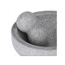 relaxdays Mörser mit Stössel 20 cm, Granit