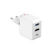 4smarts USB-Wandladegerät 3in1 HDMI Hub GaN Flex 65W Weiss