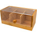 Nerthus Teebeutel-Box Transparent/Braun Nerthus Teebeutel-Box Transparent/Braun