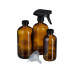 relaxdays Sprühflaschen 500 ml, Braun, 4 Stück