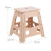 relaxdays Klapphocker XL, Beige relaxdays Klapphocker XL, Beige