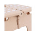 relaxdays Klapphocker XL, Beige relaxdays Klapphocker XL, Beige