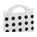 relaxdays Klapphocker XL, Weiss