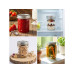 relaxdays Einmachglas 500 ml, 8 Stück