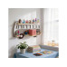 relaxdays Toniebox-Regal Bus, MDF / Holz, Grau / Hellbraun
