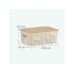 relaxdays Aufbewahrungsbox 6er Set, Weiss relaxdays Aufbewahrungsbox 6er Set, Weiss