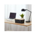 relaxdays Aufbewahrungsbox 6er Set, Schwarz