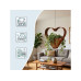 relaxdays Blumentopf Herz, Rostbraun relaxdays Blumentopf Herz, Rostbraun