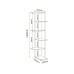 VCM Wandregal Balos XL 140 x 37 cm, Weiss/Honig-Eiche