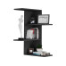 VCM Wandregal Balos 77 x 45 cm, Schwarz VCM Wandregal Balos 77 x 45 cm, Schwarz