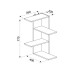 VCM Wandregal Balos 77 x 45 cm, Schwarz / Honig-Eiche VCM Wandregal Balos 77 x 45 cm, Schwarz / Honig-Eiche