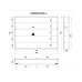 VCM Vitrine Mandosa L 80 x 60 cm, Schwarz VCM Vitrine Mandosa L 80 x 60 cm, Schwarz