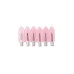 Mermade No Crease Clips Haarklammern Celluloseacetat Rosa 6 Stk. Mermade No Crease Clips Haarklammern Celluloseacetat Rosa 6 Stk.