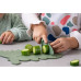 Fackelmann Kinder Küchenmesser MiniCooking Dino, Graugrün