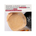 Fackelmann Backpapier Airfryer, 160 x 160 x 45 mm, 40 Stück Fackelmann Backpapier Airfryer, 160 x 160 x 45 mm, 40 Stück