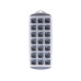 Fackelmann Eiswürfelform Eiswürfelformer 298 x 118 x 25 mm, Grau