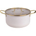 Fackelmann Kochtopf Signature 24 cm, Beige / Gold