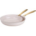 Fackelmann Pfannen-Set Signature 24 / 28 cm, Beige / Gold